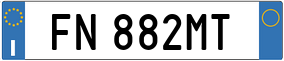 Truck License Plate
